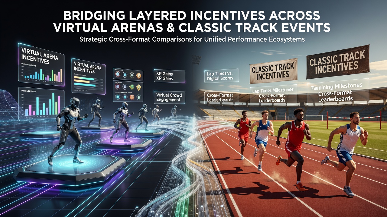 Strategic comparison of incentive structures between virtual esports platforms and classic track events