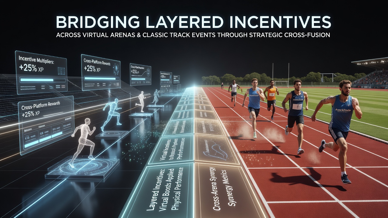 Cross-format comparison charts showing incentive layers between esports and track events